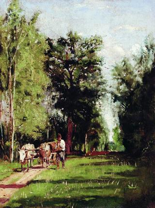 Landscape with a Cart