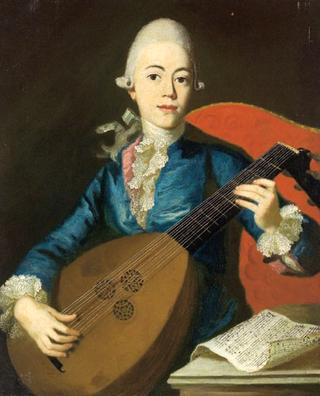 Portrait of a young musician