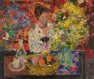 Interior with Flowers