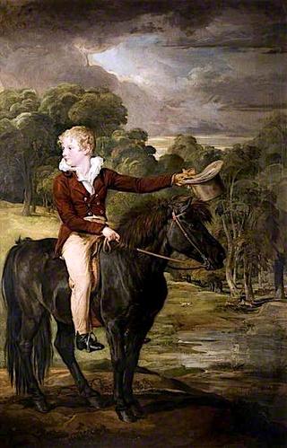 斯坦霍普勋爵，骑着小马