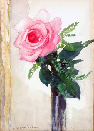 Still-life with a Pink Rose