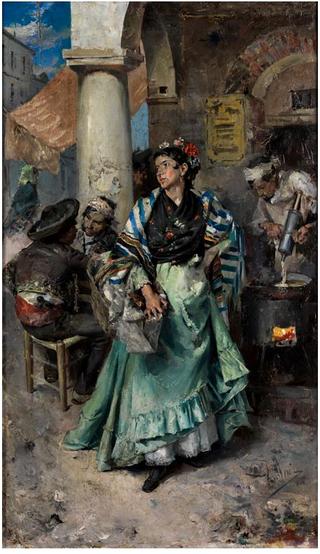 Spanish Woman by the Tavern