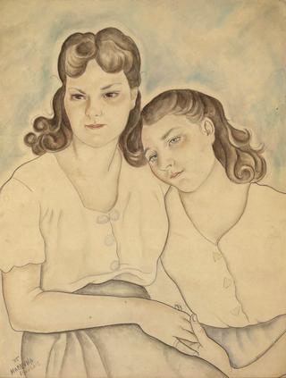 Portrait of Two Girls