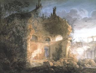 Rotunda of the Bank of England in Ruins