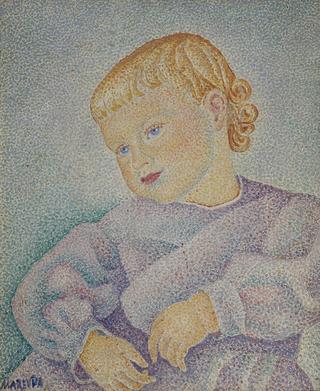 Enfant à la Robe Mauve