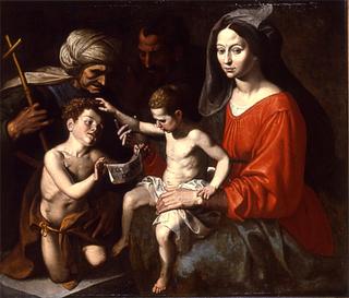 The Holy Family with Saints John the Baptist and Elisabeth