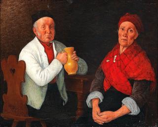 Seated Couple