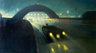 C-Type No.20, Night-Time at Le Mans, France