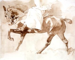 Horse with a Skirted Rider