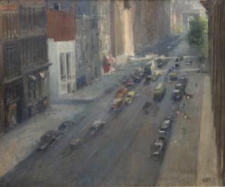 Lower 5th Ave., NYC, looking toward the arch at Washington Square