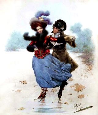 Couple Skating