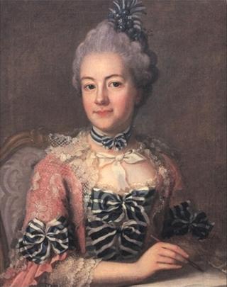 Portrait of Hedvig Charlotta Nordenflycht