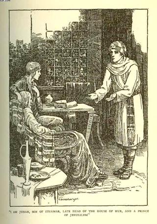 A Boy's Ben Hur book illustration