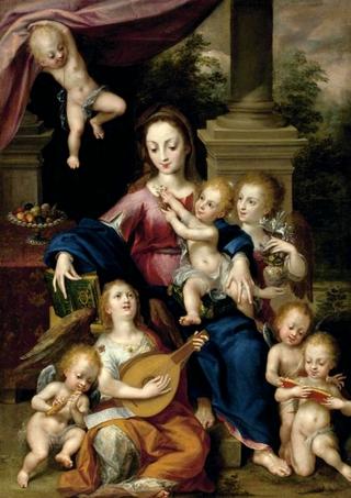 The Virgin and Child with Angels