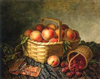 Still Life with Peaches
