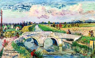 The Gleize Bridge on the Vigueyret Canal V.1888 Arles