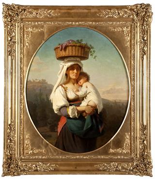 Italian Mother with a Basket