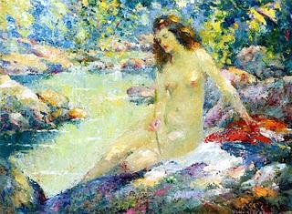 Bather by the Brook