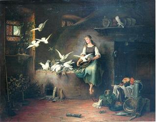 Feeding Doves