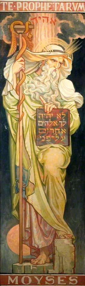 Stained Glass Design, Moses