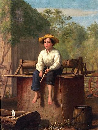 Far Scene, Boy by a Well