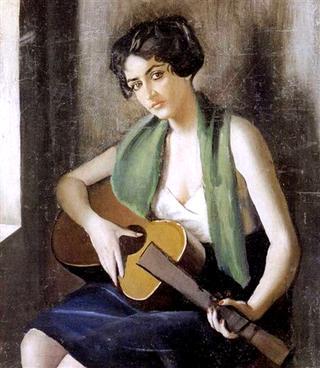 Woman with Guitar
