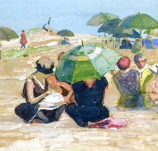 Umbrellas on the Beach