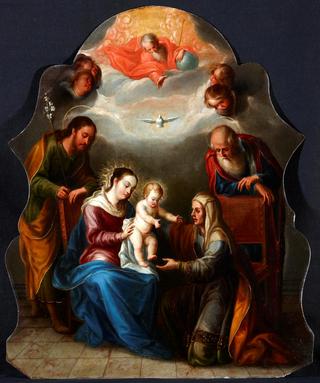 The Holy Family with St. Joachim and St. Anne