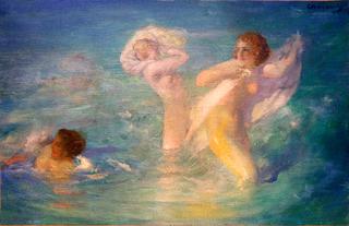 Three Bathers