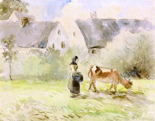 Peasant Woman and Cow