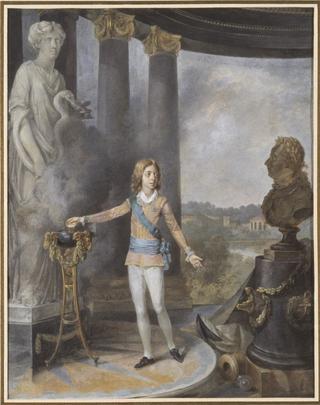 King Gustav IV Adolf of Sweden Sacrifices to Hygia for his Father's Health