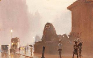 The British Lion, Trafalgar Square