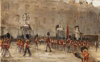 Changing the Guard, Buckingham Palace, London