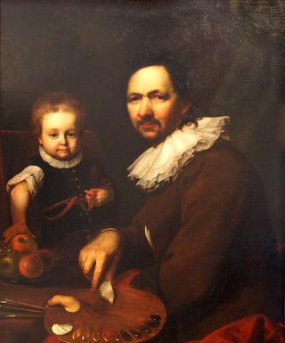 Self-portrait with Daughter