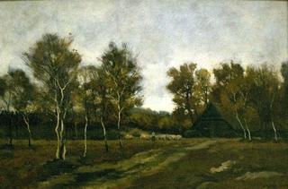 Landscape with a Flock of Sheep