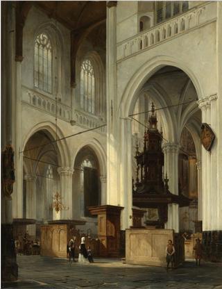 Interior of the New Church in Amsterdam