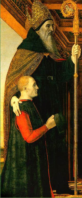 圣奥古斯丁和一个跪着的捐赠者