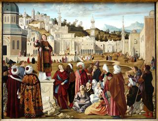 The Sermon of Saint Stephen in Jerusalem