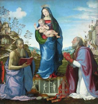 Madonna and Child with Saint Jerome and Saint Zenobius