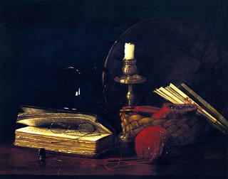 Still LIfe with Sewing Basket