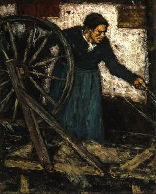 Woman spinning