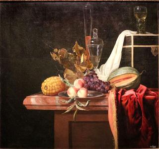 Still Life with Fruit and Glasses