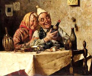 The Wine Seller and His Wife