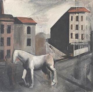 Buildings with White Horse