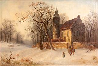 Winter Landscape with Church