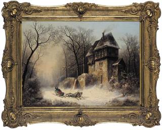 A Couple in a Sledge