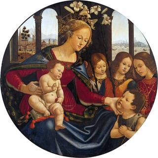 Madonna and Child with the Infant John the Baptist and Three Angels