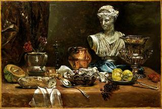 Still Life with Objects on a Table