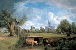 Canterbury, Kent, from the Stour Meadows