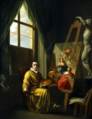 Self-Portrait in His Studio